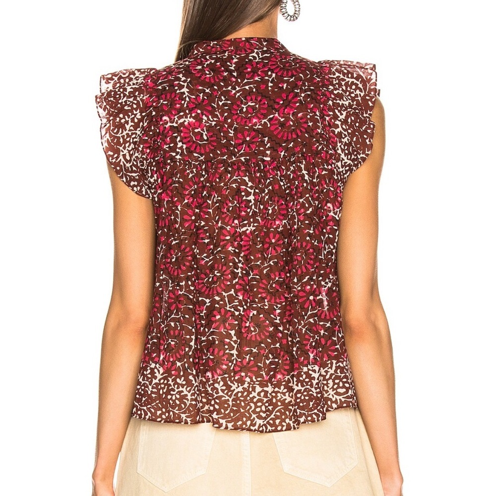 ULLA JOHNSONO  Top in Henna - Picture 2 of 9